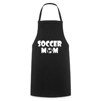 Soccer mom - Kochschürze - Schwarz - Vorne - AI Model Male 185 dark (185cm)