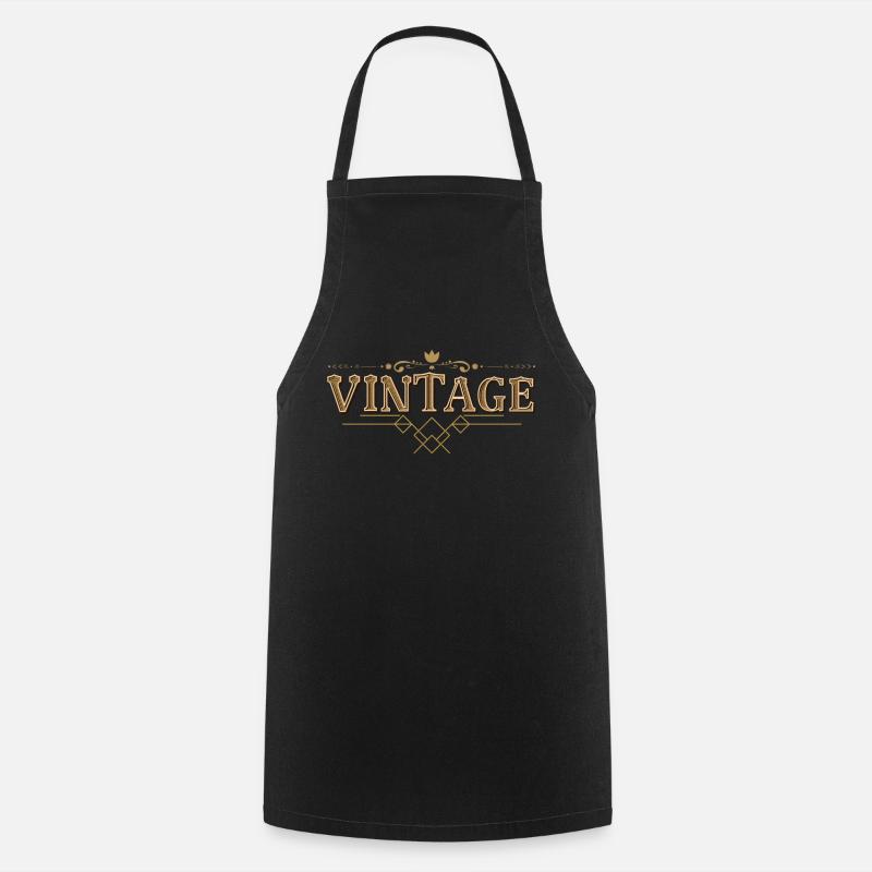 Vintage - Cooking Apron - black