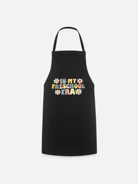 In My Preschool Era - Cooking Apron - black