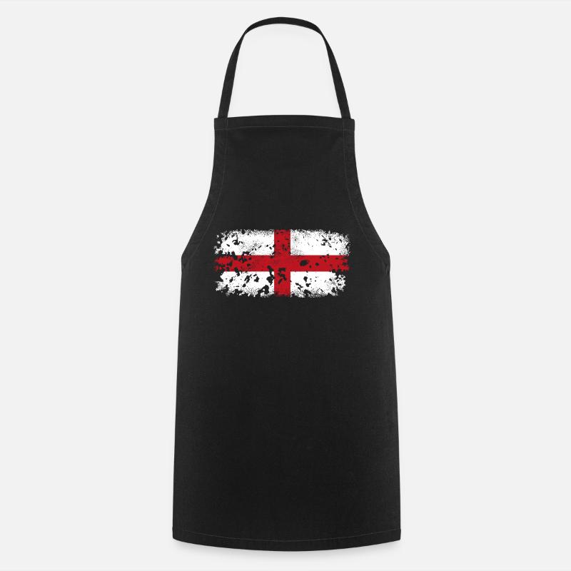Genoa St. George's Cross - Cooking Apron - black