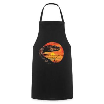 Serpent - Tablier de cuisine - noir - Devant - AI Model Male 185 dark (185cm)