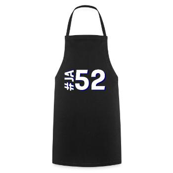 JA52 - Cooking Apron - black - Front - AI Model Male 185 dark (185cm)