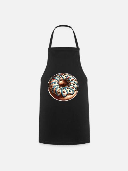 Donut - Kochschürze - Schwarz