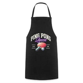 Ping-pong - Tablier de cuisine - noir - Devant - AI Model Male 185 dark (185cm)