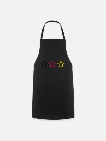 Football star Germany - Cooking Apron - black