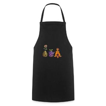 kreative Muzikanten - Kochschürze - Schwarz - Vorne - AI Model Male 185 dark (185cm)