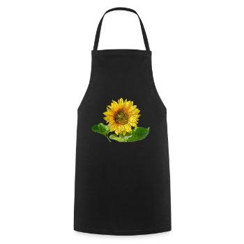 Tournesol - Tablier de cuisine - noir - Devant - AI Model Male 185 dark (185cm)