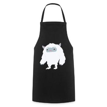 Yeti - Tablier de cuisine - noir - Devant - AI Model Male 185 dark (185cm)