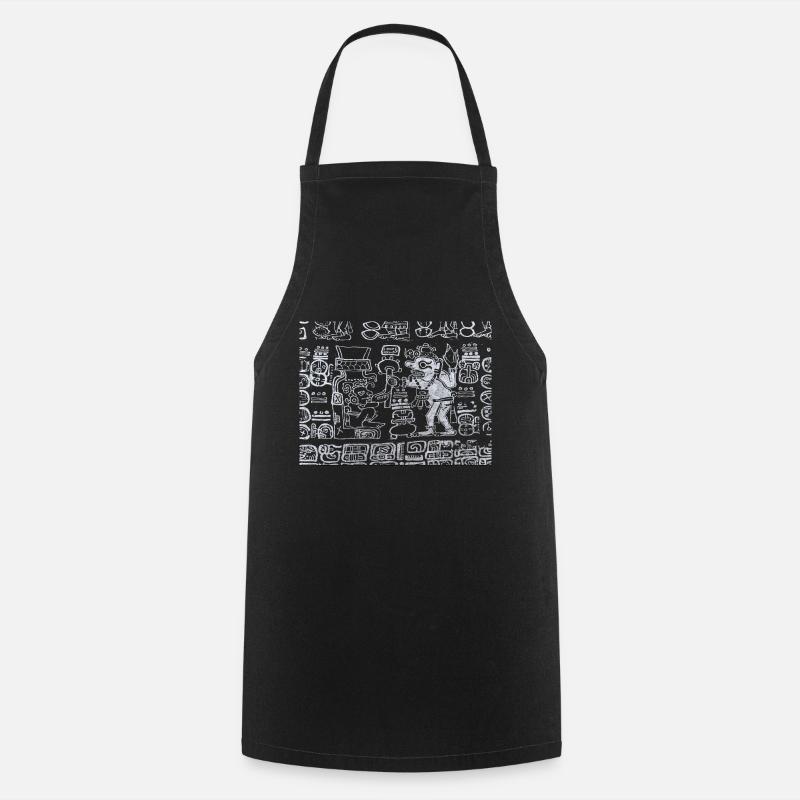 Aztec Graphics Design - Cooking Apron - black