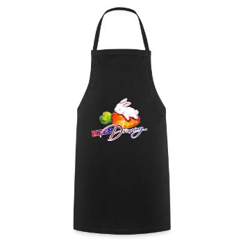 lapin, keep dreaming - Tablier de cuisine - noir - Devant - AI Model Male 185 dark (185cm)