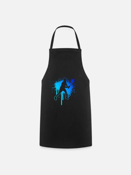 Badminton Joueur De Squash Badminton Badminton Hommes - Tablier de cuisine - noir