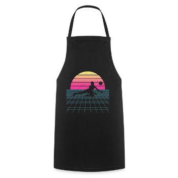 Volley féminin Volleyeur Volleyeur Masculin Volleyeur Volleyeur - Tablier de cuisine - noir - Devant - AI Model Male 185 dark (185cm)