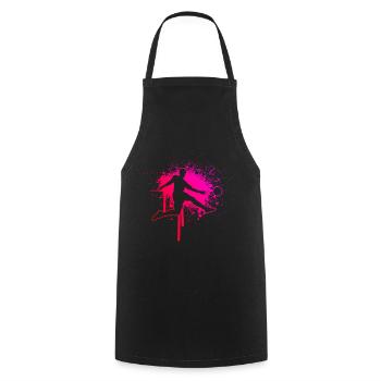 Men's Football Players Women's Football - Cooking Apron - black - Front - AI Model Male 185 dark (185cm)