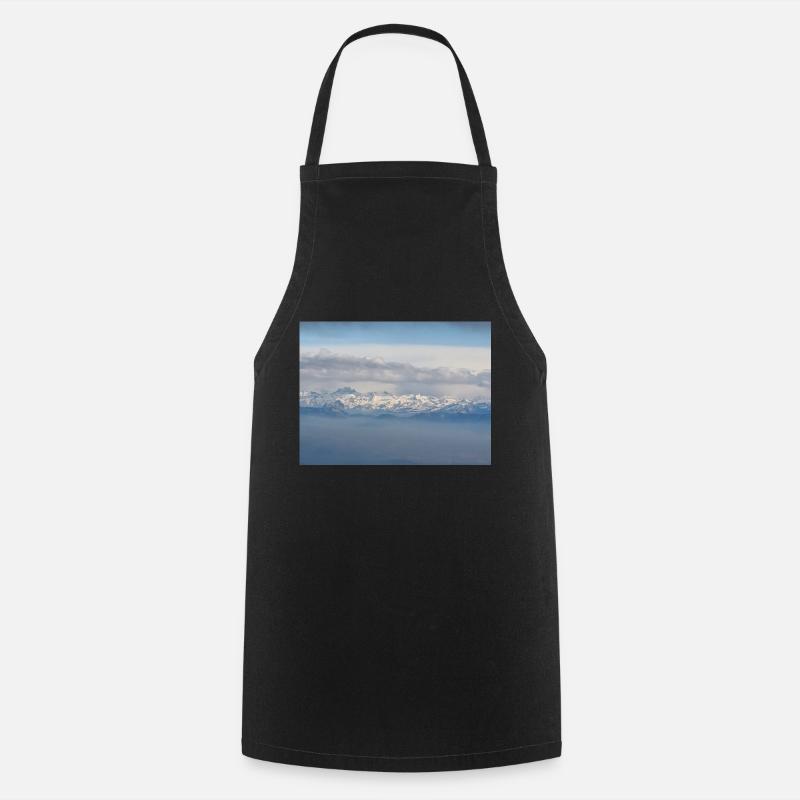 Les Alpes - Tablier de cuisine - noir