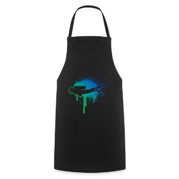 Plongeurs Plongée libre Plongeurs Hommes - Tablier de cuisine - noir - Devant - AI Model Male 185 dark (185cm)