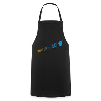 fight like ukrainians quote - Cooking Apron - black - Front - AI Model Male 185 dark (185cm)