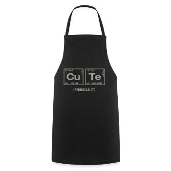 Funny saying for scientists - Cooking Apron - black - Front - AI Model Male 185 dark (185cm)