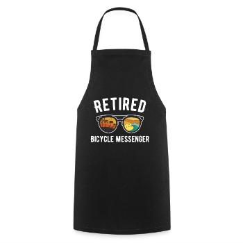 Sac messager de croiseur de plage pour les retraités - Tablier de cuisine - noir - Devant - AI Model Male 185 dark (185cm)