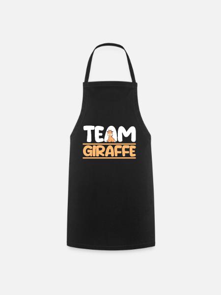 Giraffe Giraffen - Kochschürze - Schwarz