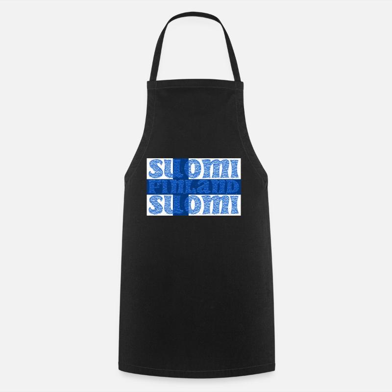 Finland Finland flag - Cooking Apron - black