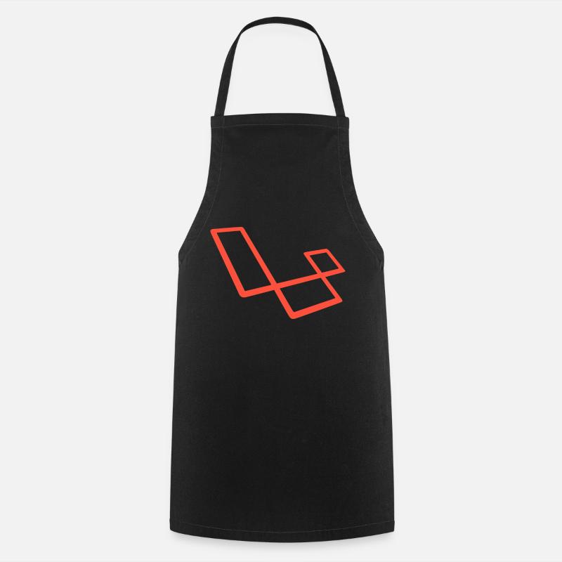 Laravel - Tablier de cuisine - noir