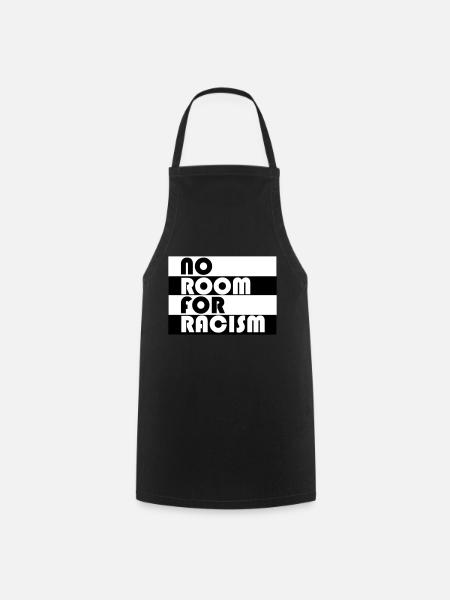 No Room For Racism - Cooking Apron - black