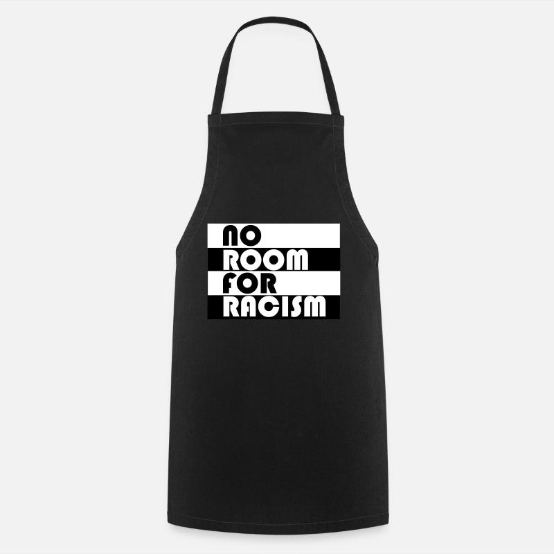 No Room For Racism - Cooking Apron - black