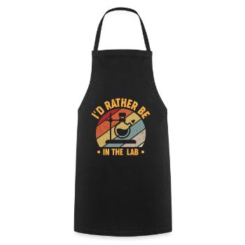 Biochemistry Biochemist Biochemist Biotech - Cooking Apron - black - Front - AI Model Male 185 dark (185cm)