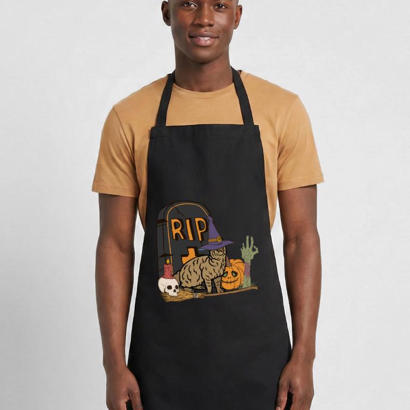 Mignon et effrayant Pixiebob Chat Halloween Tablier de cuisine