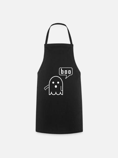 boo ghost - Kochschürze - Schwarz