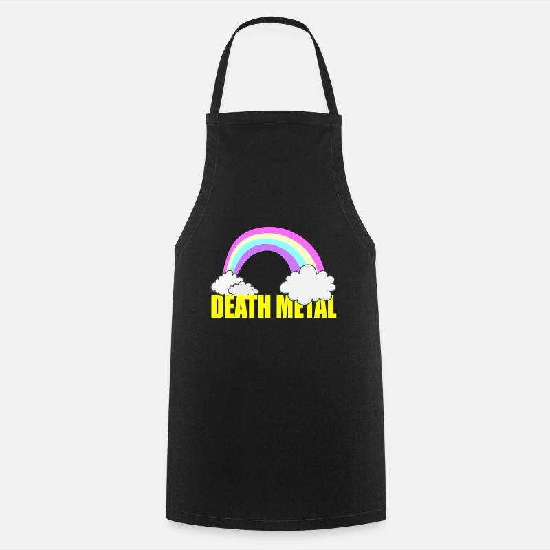 Death metal - Tablier de cuisine - noir