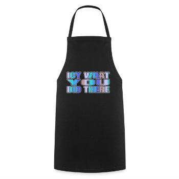 Dinosaur Tshirt Joke Christmas Present Beard - Cooking Apron - black - Front - AI Model Male 185 dark (185cm)
