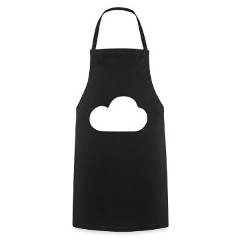 Weather Cloud Clouds Rain Sky Vector 15 - Cooking Apron - black - Front - AI Model Male 185 dark (185cm)