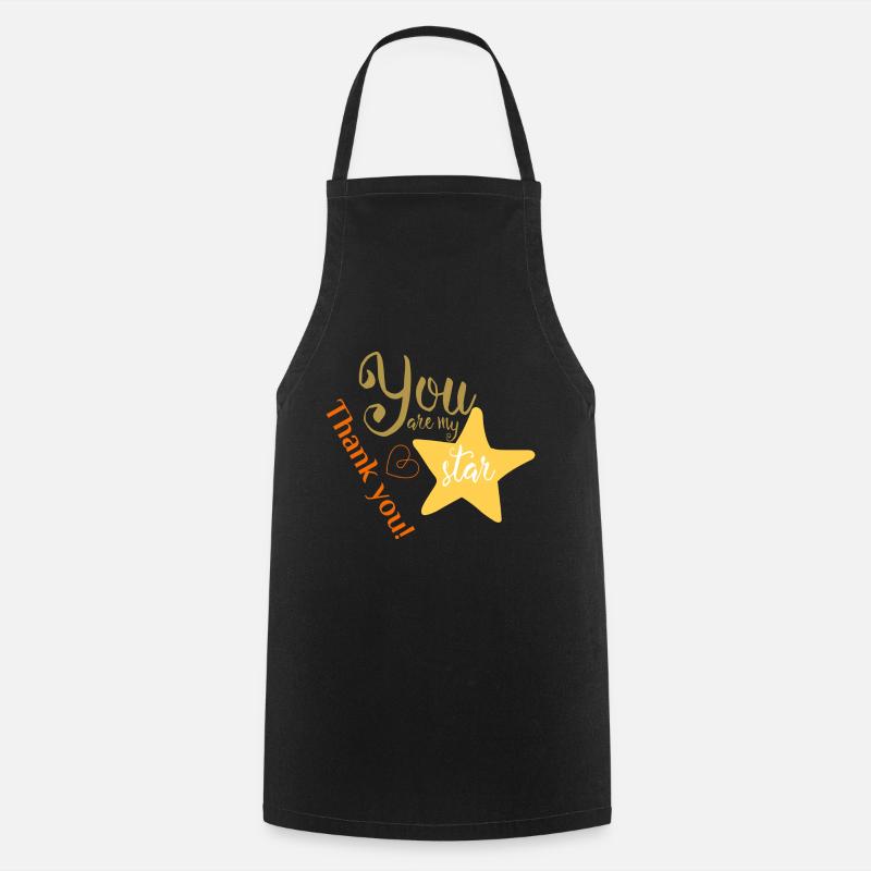 My Star - Cooking Apron - black