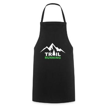 Trail Run Ultra Running Trekking en montagne Course à pied - Tablier de cuisine - noir - Devant - AI Model Male 185 dark (185cm)