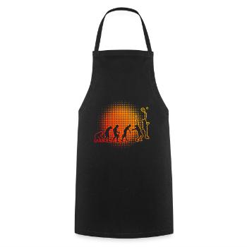 Paddle Racket Racquet Sport Men Women - Cooking Apron - black - Front - AI Model Male 185 dark (185cm)