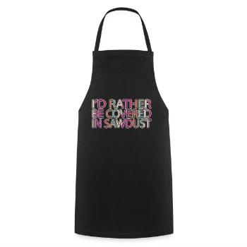 Marteau-piqueur Bingo Hall Tshirts Tree Feller - Tablier de cuisine - noir - Devant - AI Model Male 185 dark (185cm)