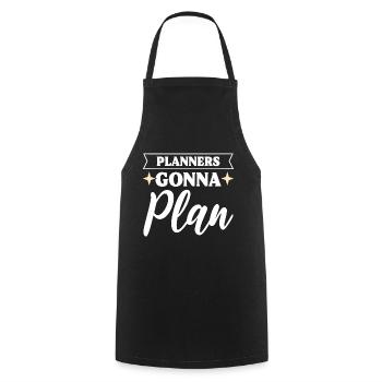 Lustiger Veranstaltungsmanager - Kochschürze - Schwarz - Vorne - AI Model Male 185 dark (185cm)