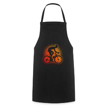 Women's Men's Road Cycling Road Cycling Road Bike - Cooking Apron - black - Front - AI Model Male 185 dark (185cm)