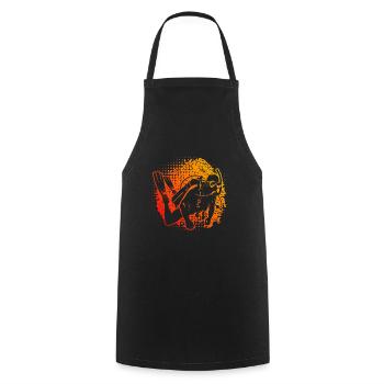Plongée sous-marine Plongée libre Plongée sous-marine femme - Tablier de cuisine - noir - Devant - AI Model Male 185 dark (185cm)