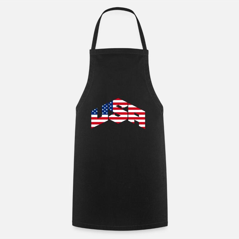 USA - Cooking Apron - black