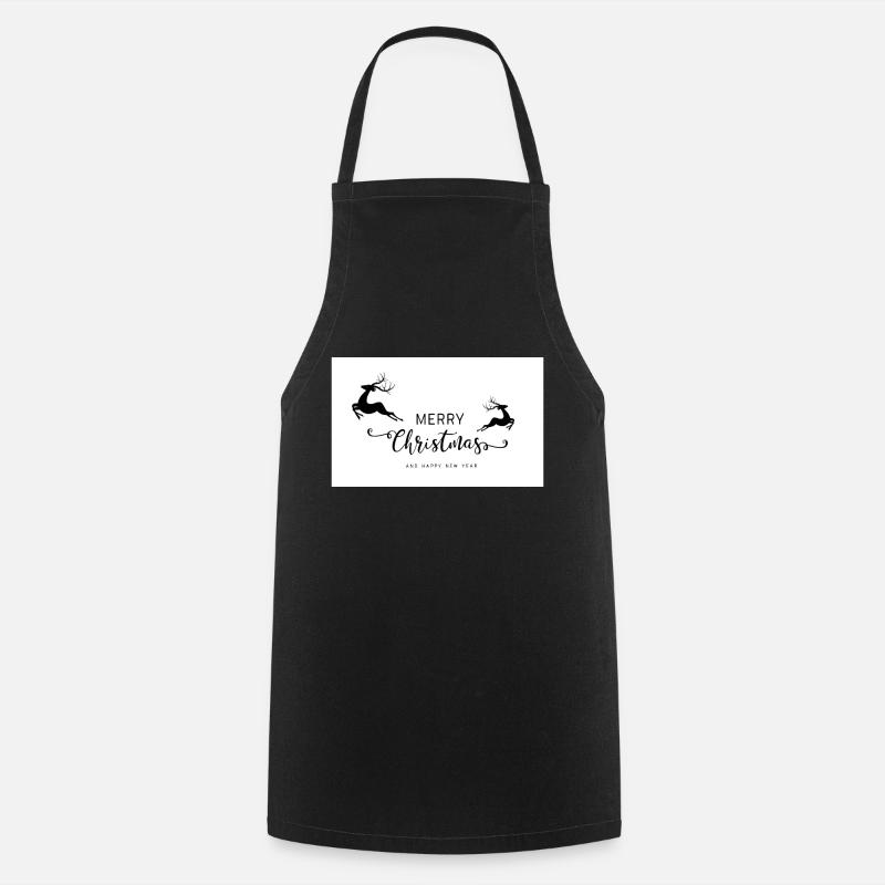 Noël - Tablier de cuisine - noir