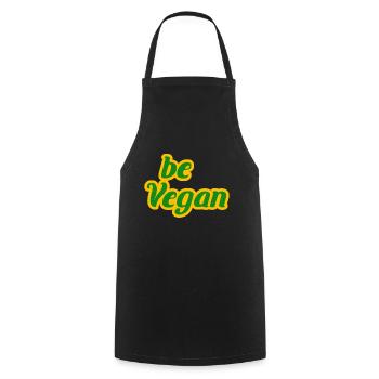 Végétalien Veggie Veggi Fruit Légumes Plantes Cadeau - Tablier de cuisine - noir - Devant - AI Model Male 185 dark (185cm)
