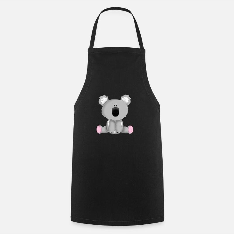 Koala bear - Cooking Apron - black