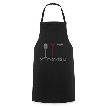 Rechenzentrum Data Center Big Data - Kochschürze - Schwarz - Vorne - AI Model Male 185 dark (185cm)