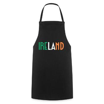 Ireland - Cooking Apron - black - Front - AI Model Male 185 dark (185cm)
