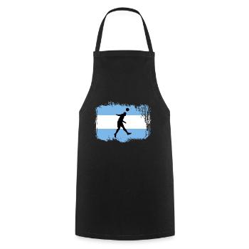 Football Argentina Sports - Cooking Apron - black - Front - AI Model Male 185 dark (185cm)