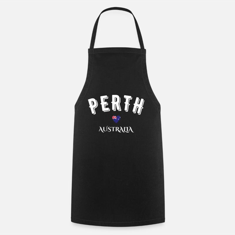 Perth Australien - Kochschürze - Schwarz