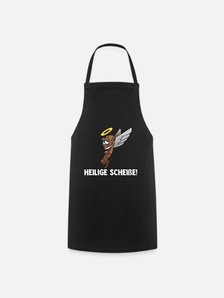 Heilige Scheiße - Kochschürze - Schwarz