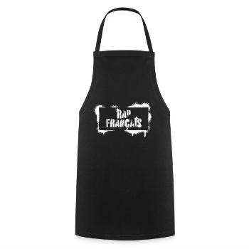 French rap Graffiti Urbain - Cooking Apron - black - Front - AI Model Male 185 dark (185cm)